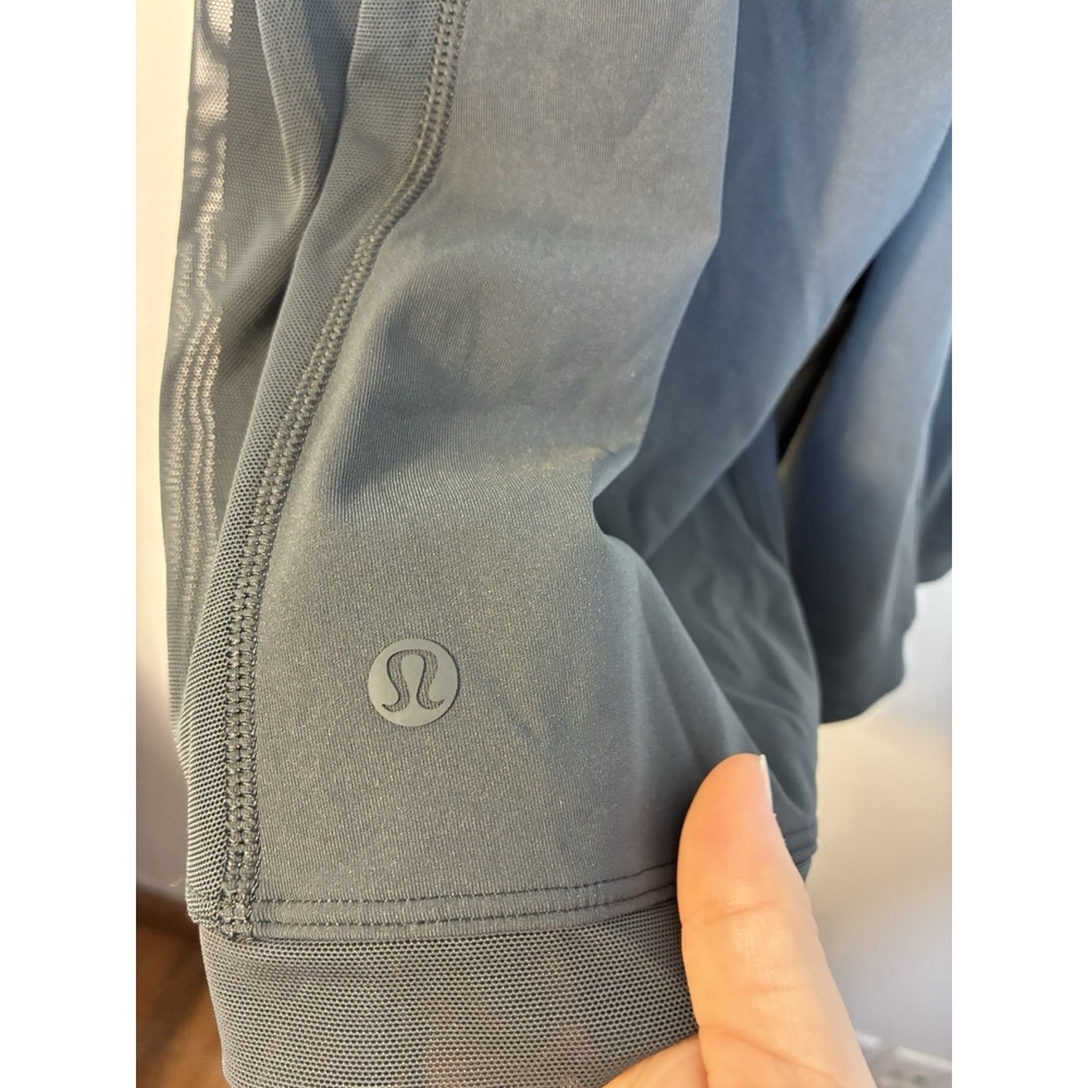 Lululemon Lab Kasta One Piece Romper With Pockets Gray Sz 6 Athletic 9" Inseam - Picture 5 of 8